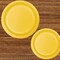 24 Count Orange Yellow 7 Inch Dessert Plates Bold and Cheerful Decor